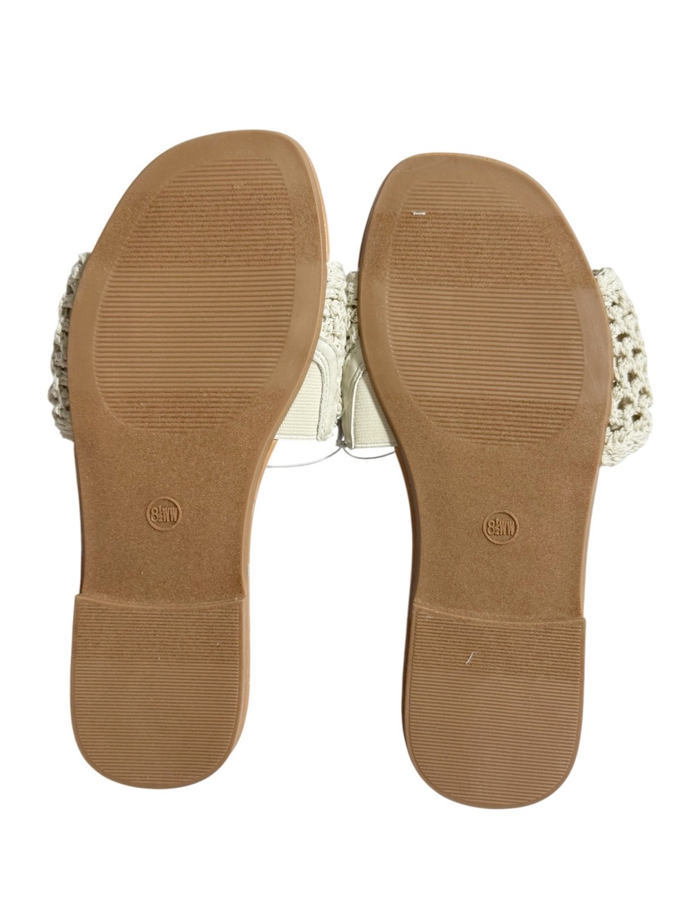 Torrid Crochet Single Band Slide Ivory Size 8.5WW NWT - Picture 5 of 6